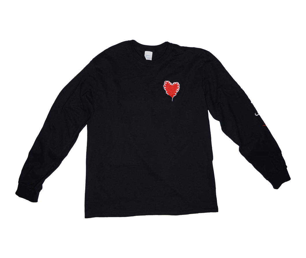 Heart Long sleeve shirt.