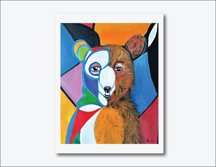 The comforter Bear Print